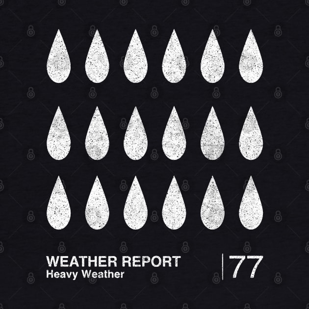 Heavy Weather / Minimalist Graphic Artwork Fan Design by saudade